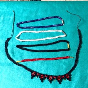 Handmade beaded jewelry bundle of 5